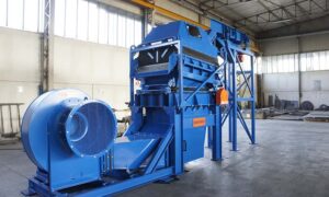 DM100 densimetric separator by Ghirarduzzi Srl, an advanced industrial machine for precise material separation of metals, plastics, and compost.